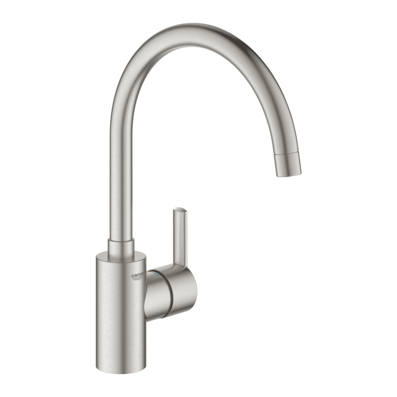 Змішувач одноважільний для мийки Grohe Feel C-вилив, сталь (32670DC2) фото 1