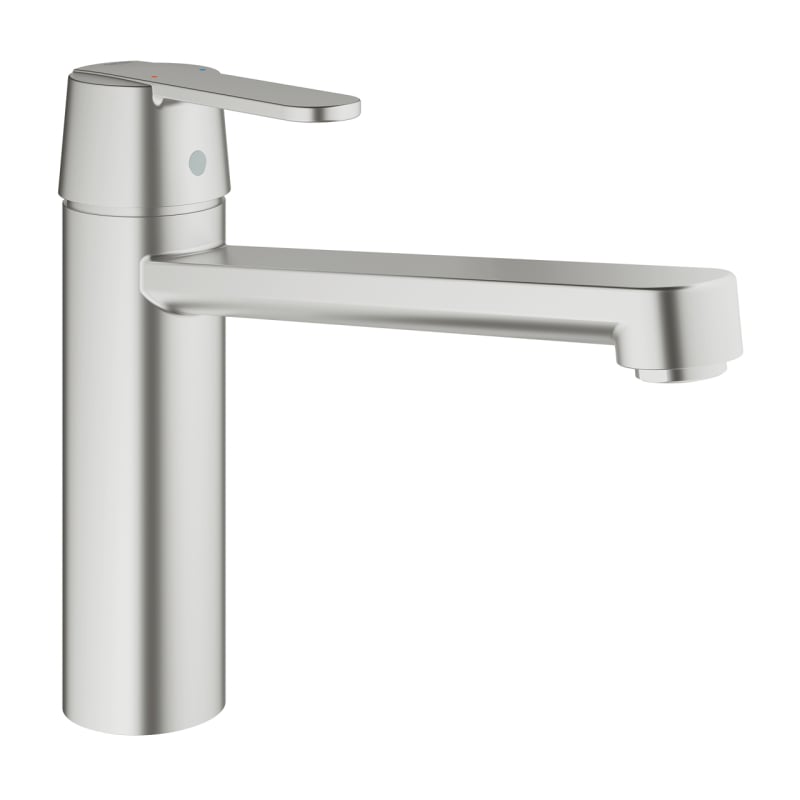 Смеситель однорычажный для мойки Grohe Get горизонтальный, сталь (30196DC0) фото 1