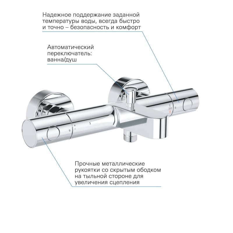 QuickFix Precision Get Термостат для ванны (34774000) фото 2