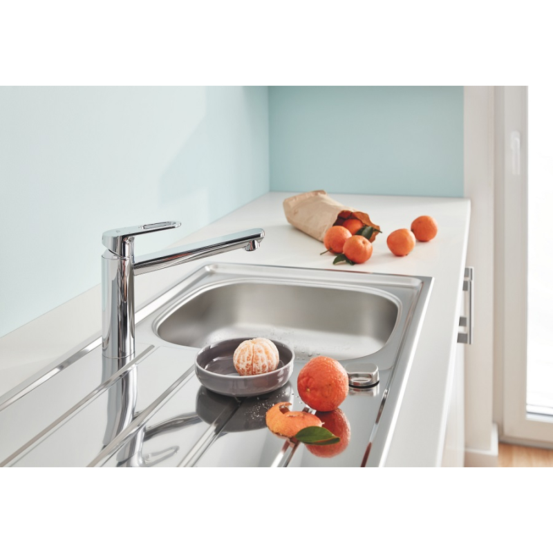 Смеситель однорычажный для мойки Grohe Start Flow, хром (31691000) фото 4
