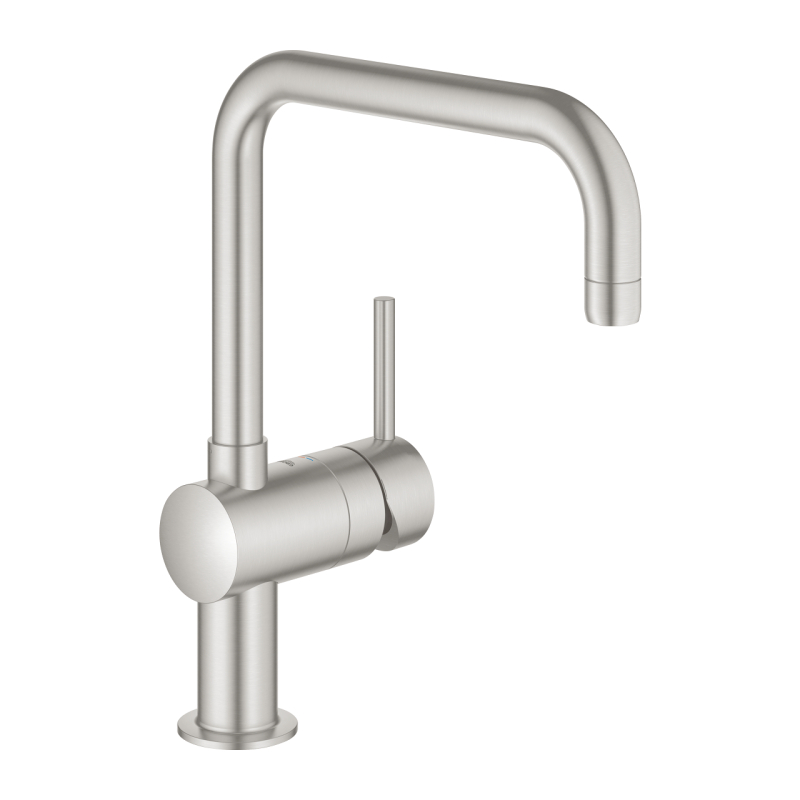 Змішувач одноважільний для мийки Grohe Vento, U-излив сталь (30429DC0) фото 1