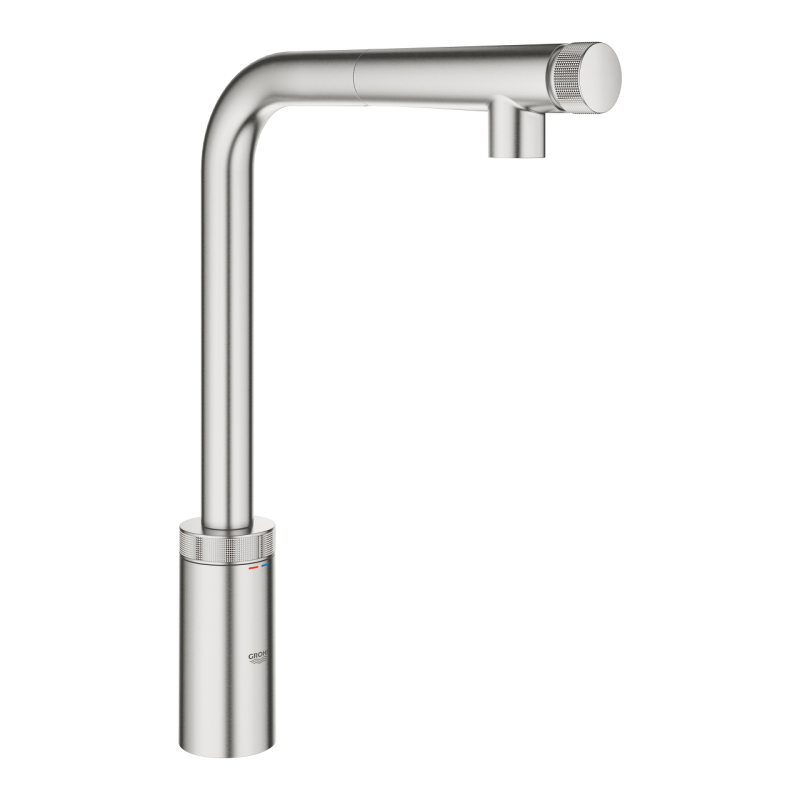 Змішувач для мийки Grohe Vento SmartControl, сталь (30443DC0) фото 1