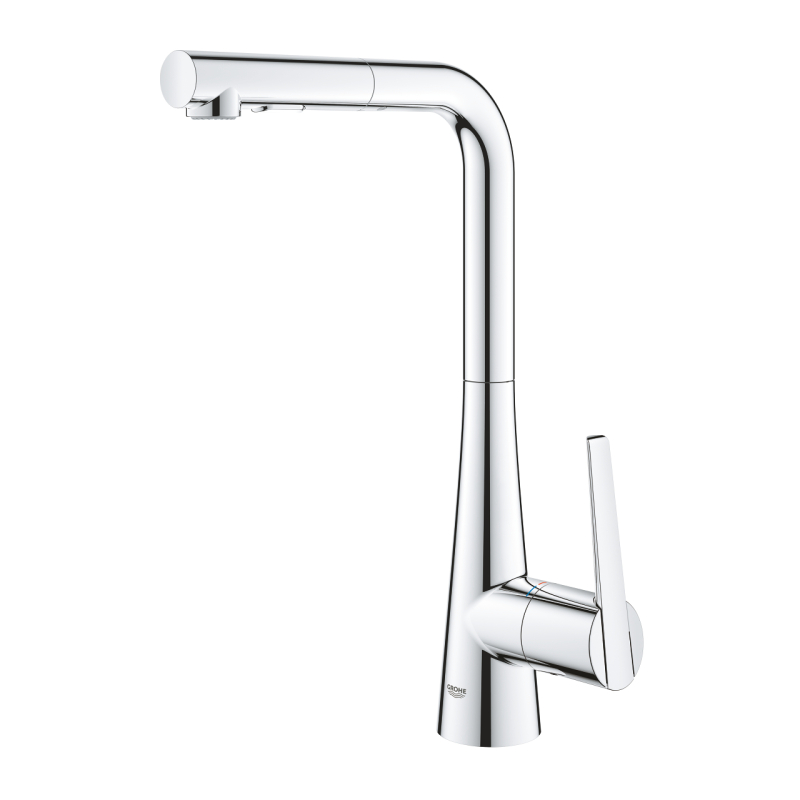 Змішувач одноважільний для мийки Grohe Scala L-вилив, хром (30441000) фото 5