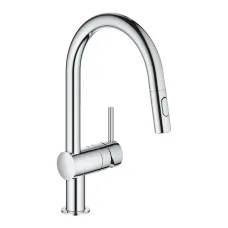 Смеситель однорычажный для мойки Grohe Vento, C-излив хром (30438000)