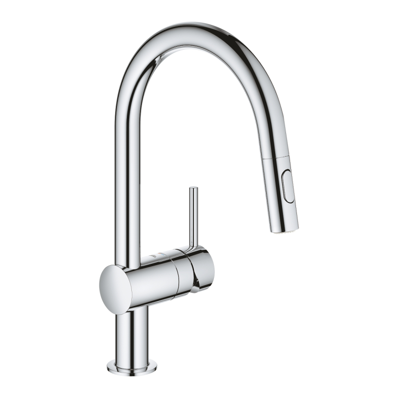 Змішувач одноважільний для мийки Grohe Vento, C-вилив хром (30438000) фото 1