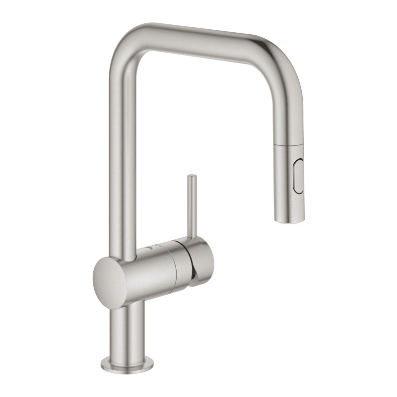 Смеситель однорычажный для мойки Grohe Vento, сталь (30439DC0) фото 1
