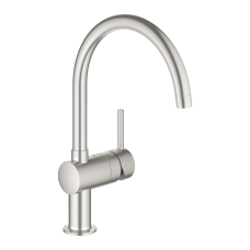 Смеситель однорычажный для мойки Grohe Vento, C-излив сталь (30427DC0)