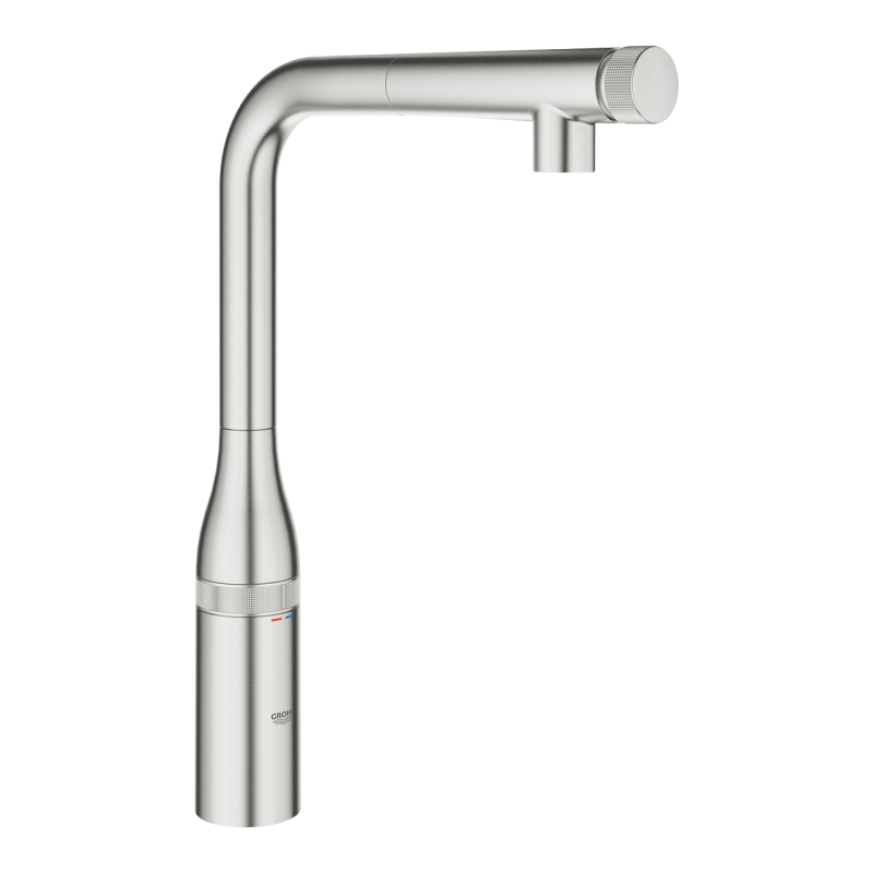 Смеситель однорычажный для мойки Grohe Accent SmartControl, суперсталь (30444DC0) фото 1