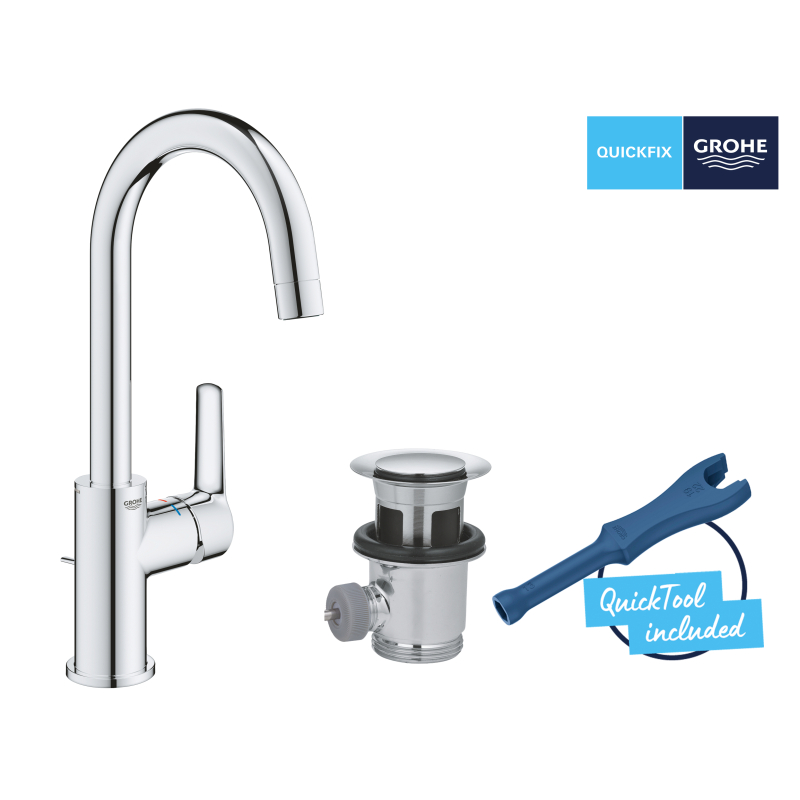 QuickFix Start Смеситель однорычажный для раковины L-Size (24203002) фото 4