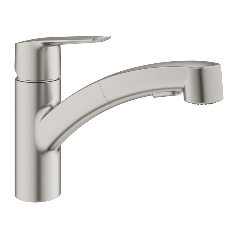 Змішувач одноважільний для мийки Grohe Start, похилий, сталь (30531DC1) фото 1