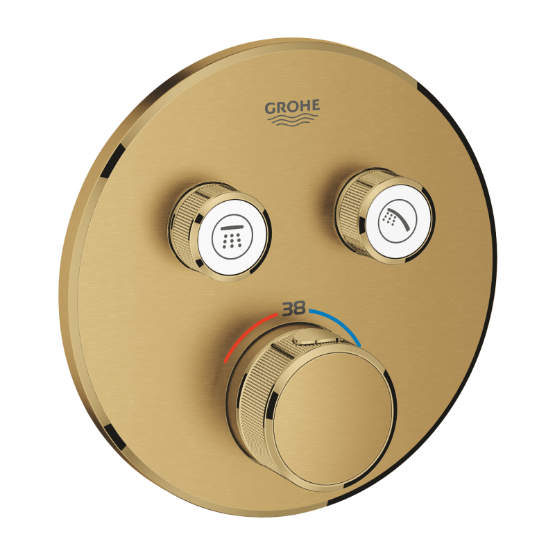 Grohtherm SmartControl Tермостат прихованого монтажу з 2 кнопками керування (29119GN0) фото 1