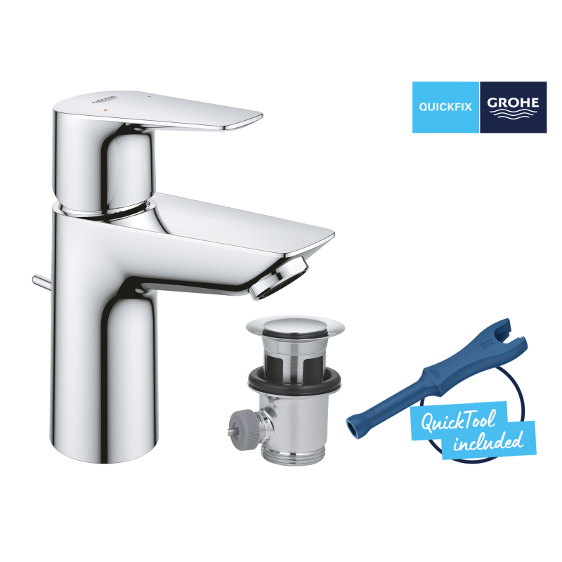 QuickFix StartEdge Одноважільний змішувач для раковини S-Size (24196001) фото 6