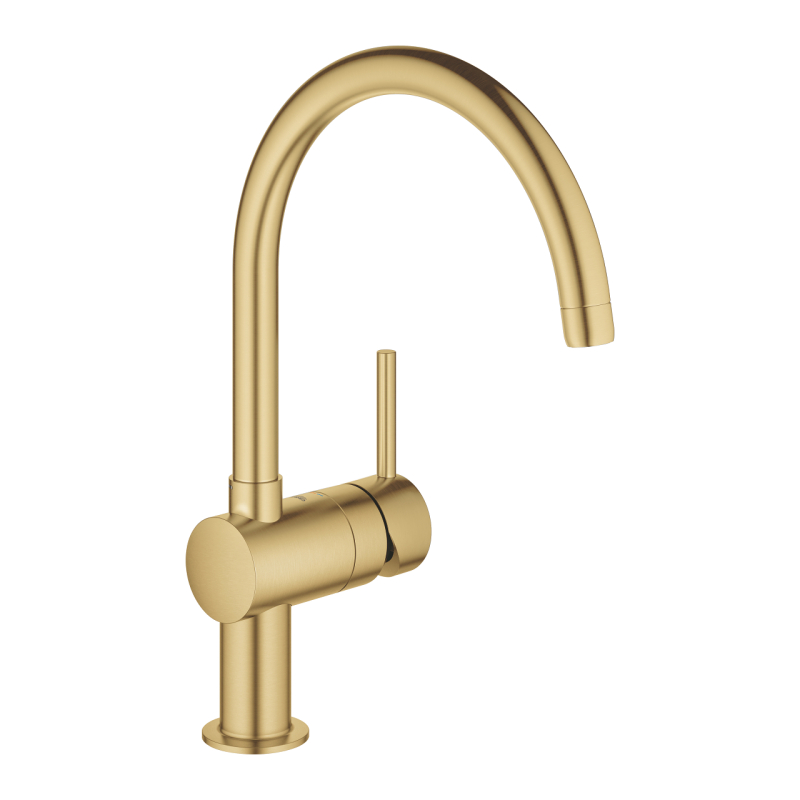 Змішувач для мийки Grohe Minta C-излив, золото (32917GN0) фото 1
