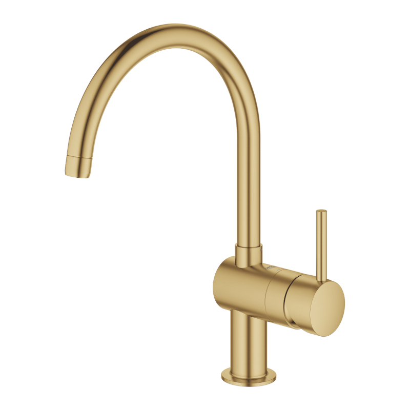 Змішувач для мийки Grohe Minta C-излив, золото (32917GN0) фото 2
