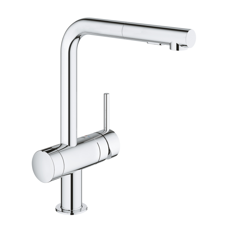 Змішувач одноважільний для мийки Grohe Minta з вентилем, хром (31558000) фото 1