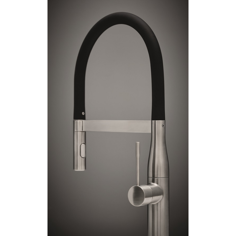 Смеситель для мойки Grohe Essence C-излив, сталь (30503DC0) фото 4