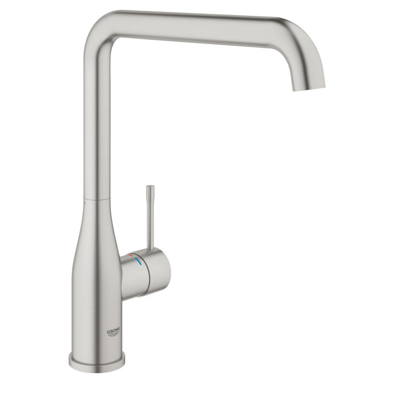 Змішувач одноважільний для мийки Grohe Essence U-излив, сталь (30505DC0) фото 1