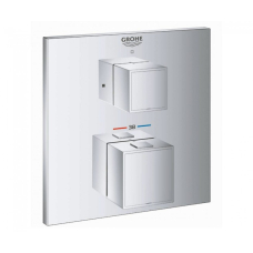 Смеситель для душа скрытого монтажа термостатический Grohe Grohtherm Cube для 1 потребителя, хром (24153000)