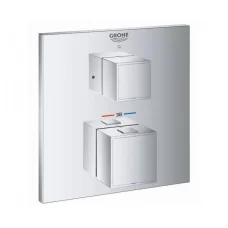 Смеситель для душа скрытого монтажа термостатический Grohe Grohtherm Cube для 1 потребителя, хром (24153000)