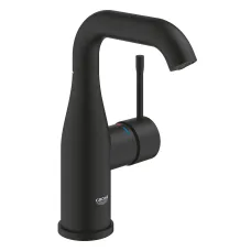 Смеситель для раковины Grohe Essence M-Size 193 мм, черный фантомный (24176KF1)