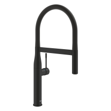Смеситель однорычажный для мойки Grohe Essence C-излив, черный (30503KF0)