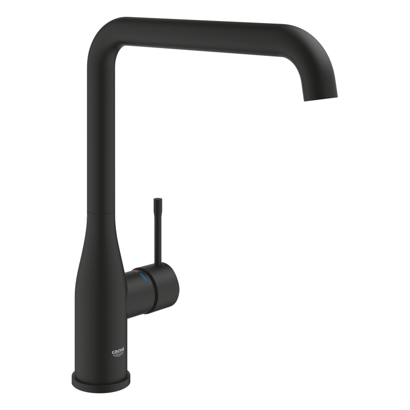 Смеситель однорычажный для мойки Grohe Essence, черный (30505KF0) фото 1