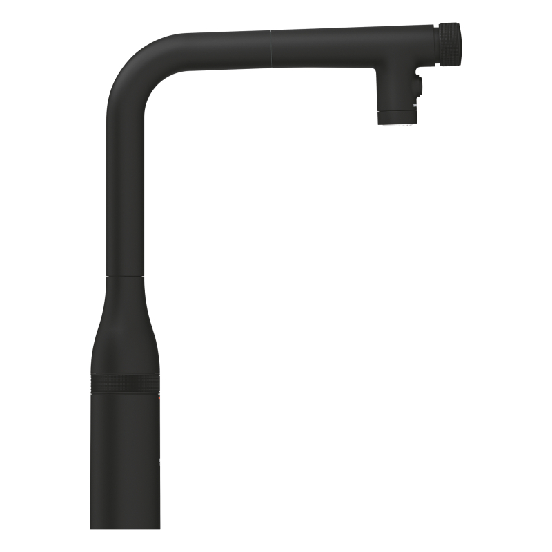 Одноважільний змішувач для мийки Grohe Essence, чорний (31892KF0) фото 3