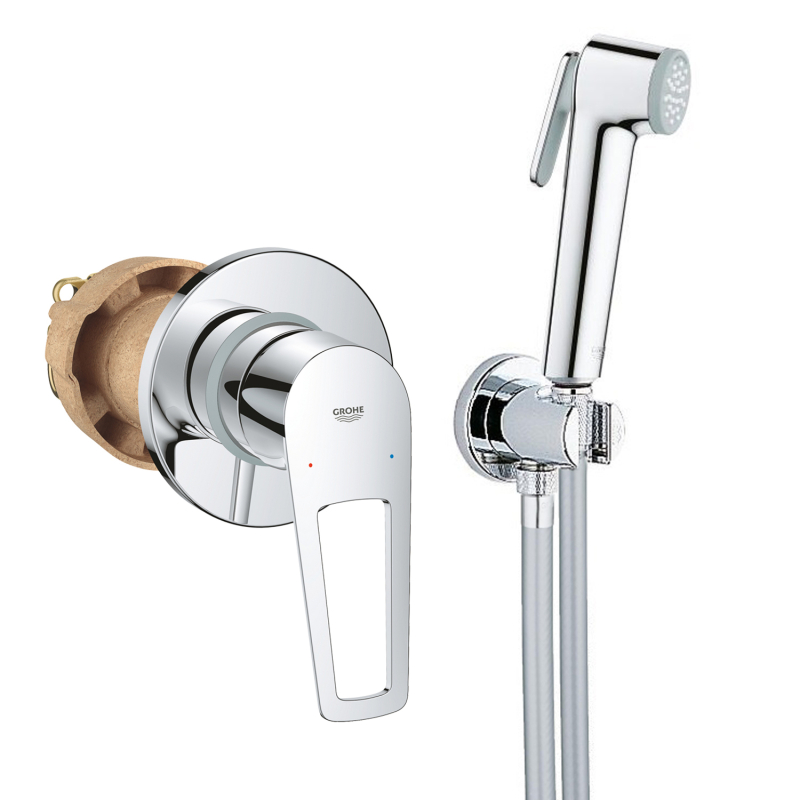 QuickFix Готовый комплект для гигиенического душа BauLoop New с Vitalio trigger spray (UA202406QF) фото 1