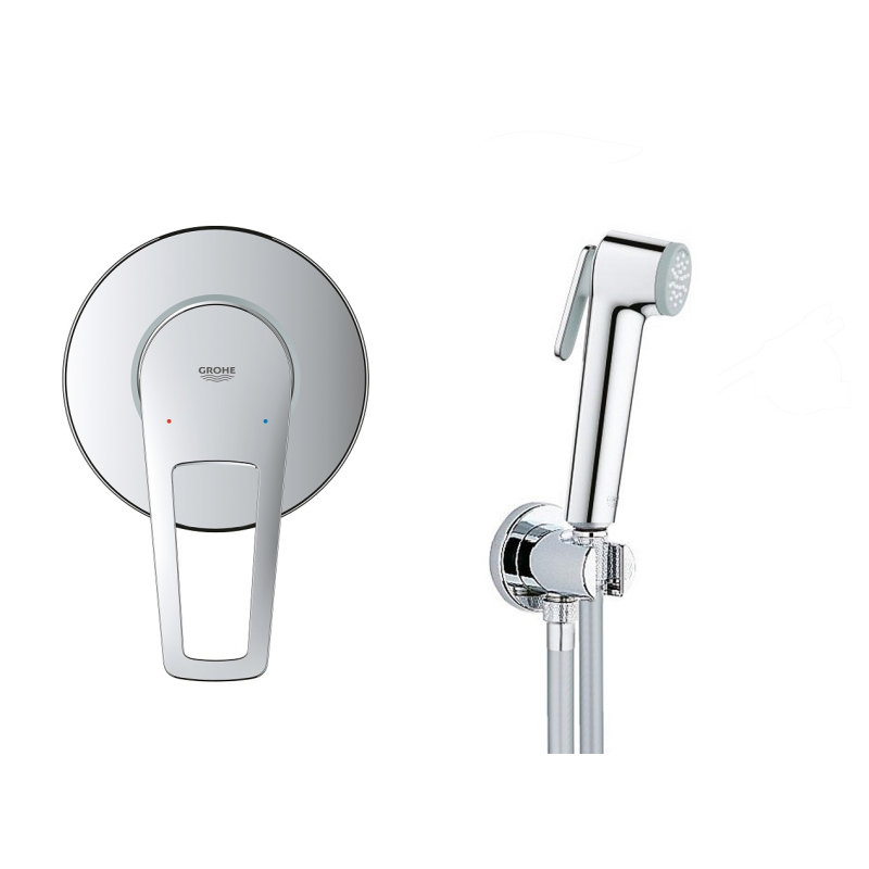 QuickFix Готовый комплект для гигиенического душа BauLoop New с Vitalio trigger spray (UA202406QF) фото 2