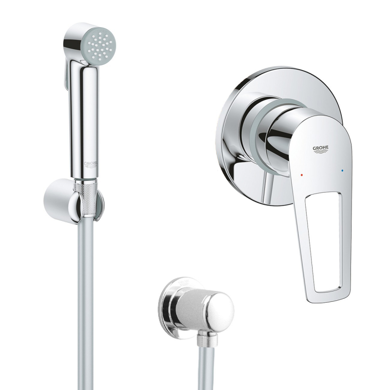 QuickFix Готовий комплект для гігієнічного душу BauLoop New з Vitalio trigger spray (UA202416QF) фото 1