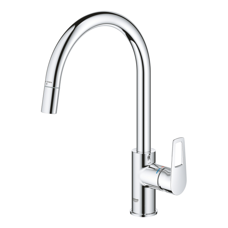 Смеситель однорычажный для кухни Grohe BauLoop New, хром (30543000) фото 4