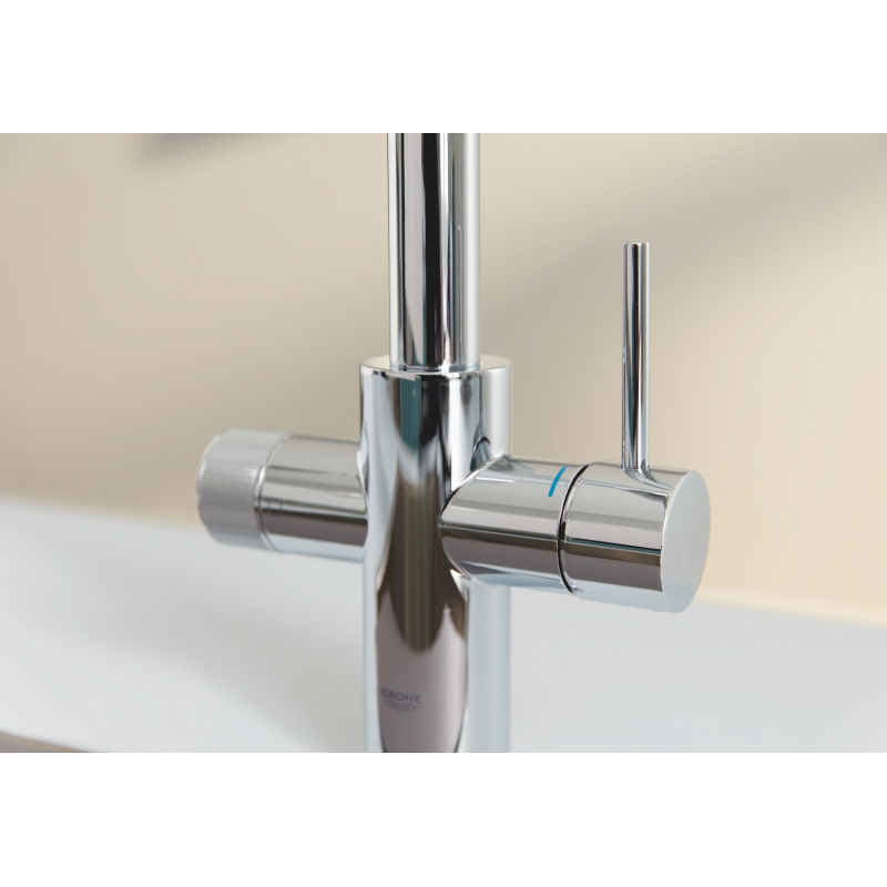 Смеситель для кухни для подачи технической и фильтрованной воды Grohe Blue Pure Minta, хром (30588000) фото 7