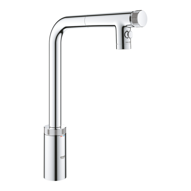 Змішувач для мийки Grohe Vento з керуванням SmartControl, хром (31891000) фото 1
