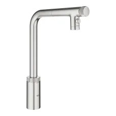 Смеситель для мойки Grohe Vento с управлением SmartControl, сталь (31891DC0)