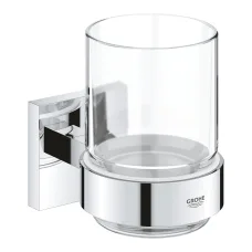 QuickFix Start Cube Стакан стеклянный с держателем (41097000)