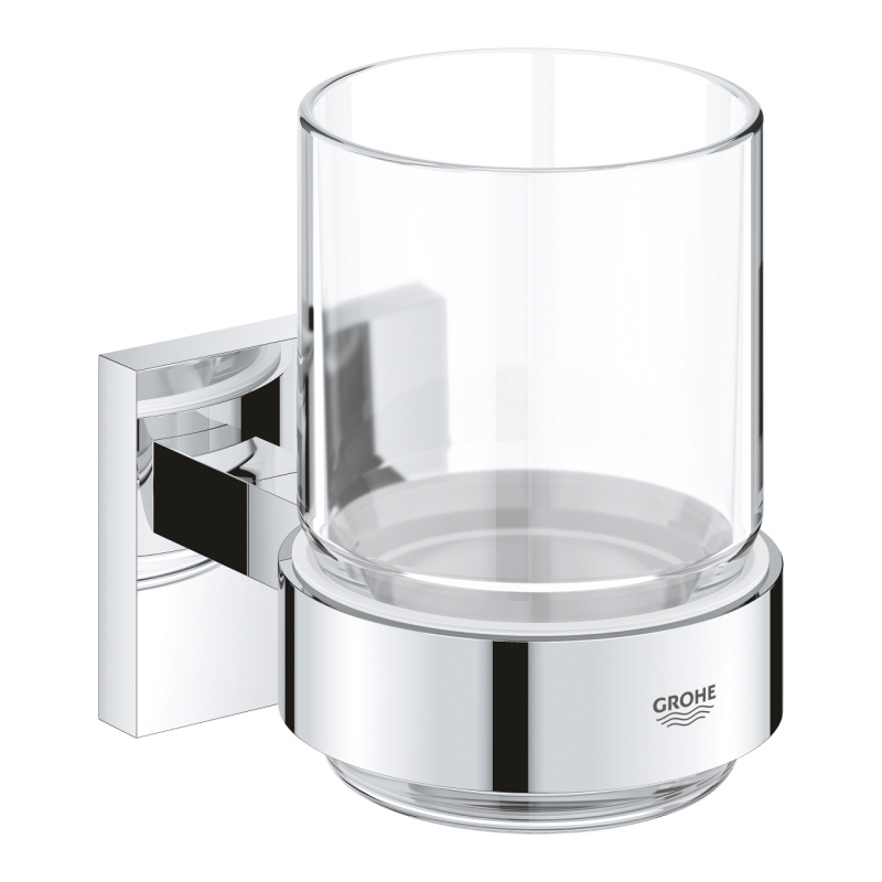 QuickFix Start Cube Стакан скляний з тримачем (41097000) фото 1
