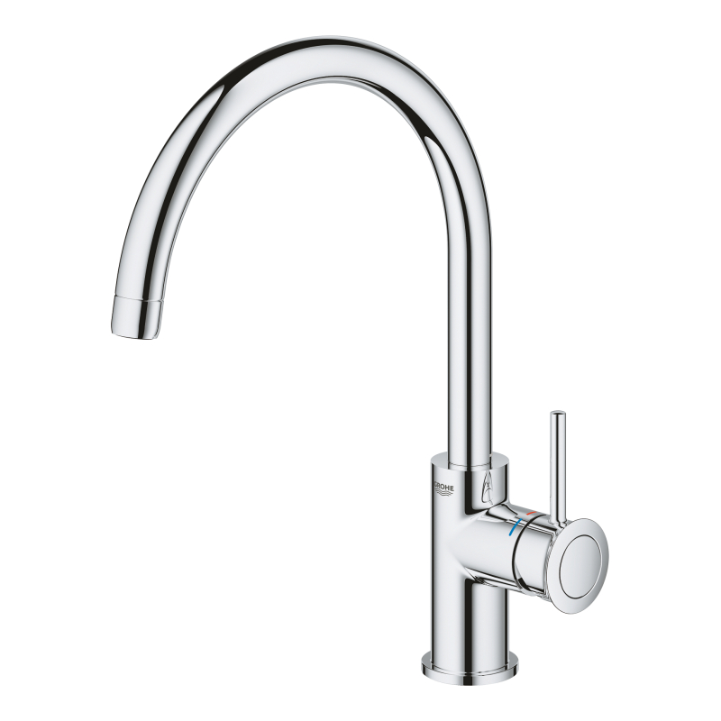 Смеситель однорычажный для мойки Grohe BauClassic, хром (30577000) фото 4