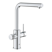 Смеситель для фильтра с выдвижным аэратором Grohe Blue Pure Minta, хром (30601000)