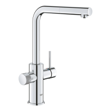 Смеситель для фильтра с выдвижным аэратором Grohe Blue Pure Minta, хром (30601000)