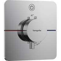 ShowerSelect Comfort Q Змішувач термостатичний прихованого монтажу на 1 споживач, хром
