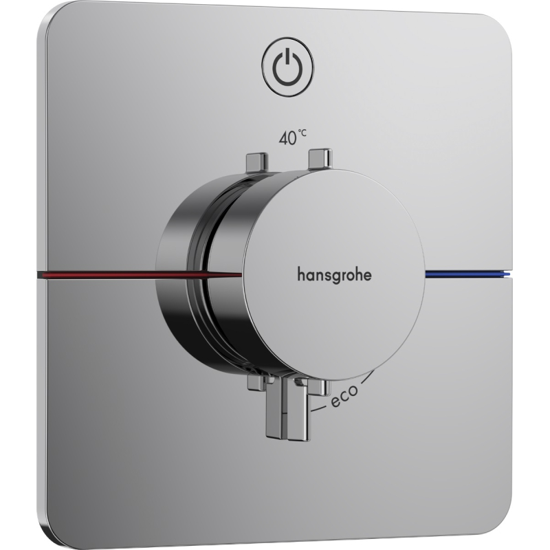 ShowerSelect Comfort Q Змішувач термостатичний прихованого монтажу на 1 споживач, хром фото 1