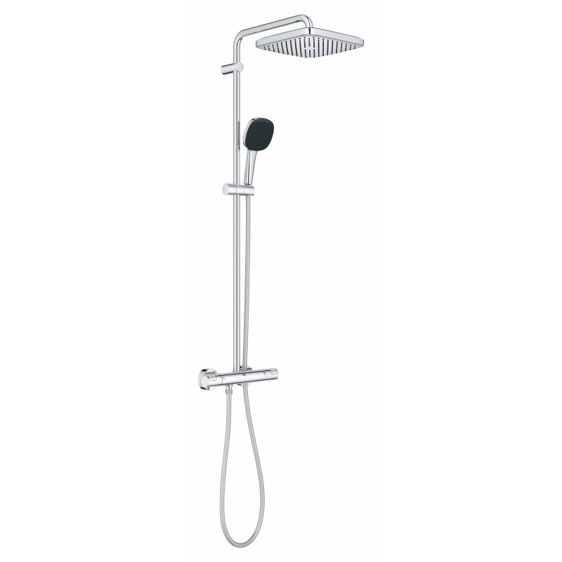Vitalio Comfort 250 Душевая система с термостатом для настенного монтажа (26696001) фото 3
