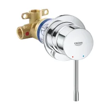 Одноважільний змішувач для душу прихованого монтажу Grohe Essence, хром (29197000)
