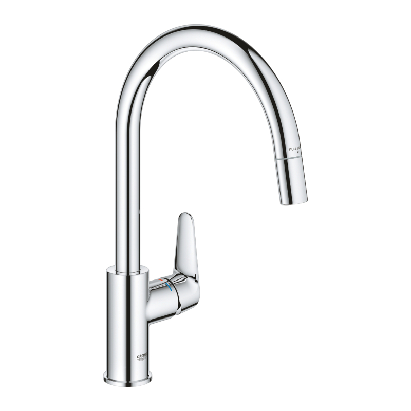 Смеситель однорычажный для мойки Grohe BauCurve, хром (30547000) фото 1