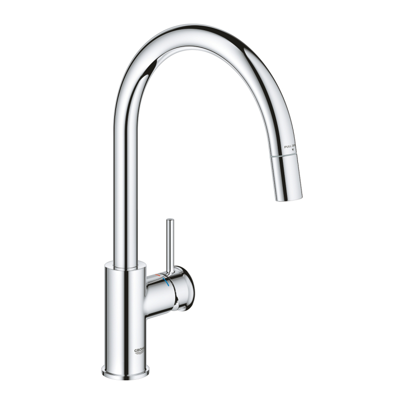 Змішувач одноважільний для мийки Grohe BauClassic, хром (30573000) фото 1
