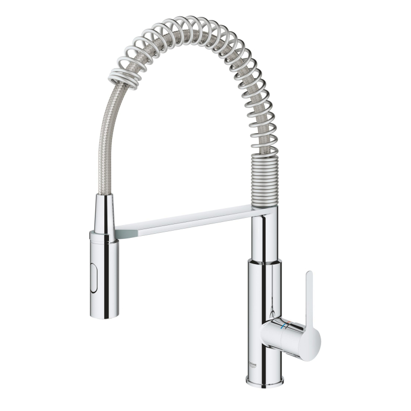 Змішувач одноважільний для мийки Grohe Via Cosmo професійний, хром (30614000) фото 3