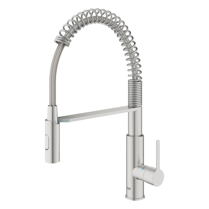 Змішувач одноважільний для мийки Grohe Via Cosmo професійний, хром (30614DC0) фото 4