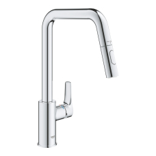 Смеситель однорычажный для мойки Grohe Eurosmar відвижной, хром (30619000)