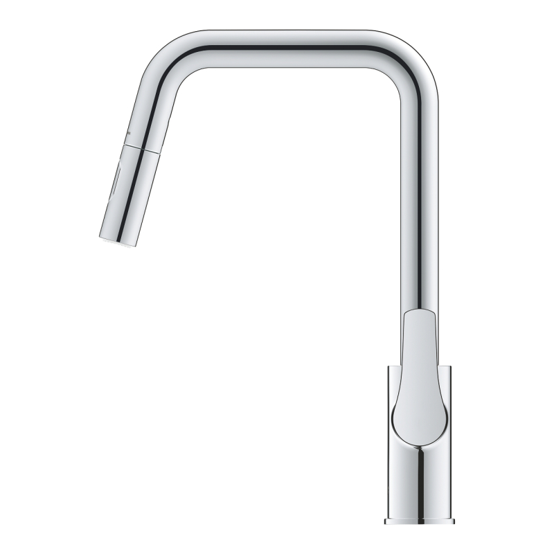 Змішувач одноважільний для мийки Grohe Eurosmar выдвижной, хром (30619000) фото 2