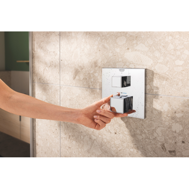 Grohtherm Душова система з термостатом прихованого монтажу з Rainshower Mono 310 Cube, хром фото 9